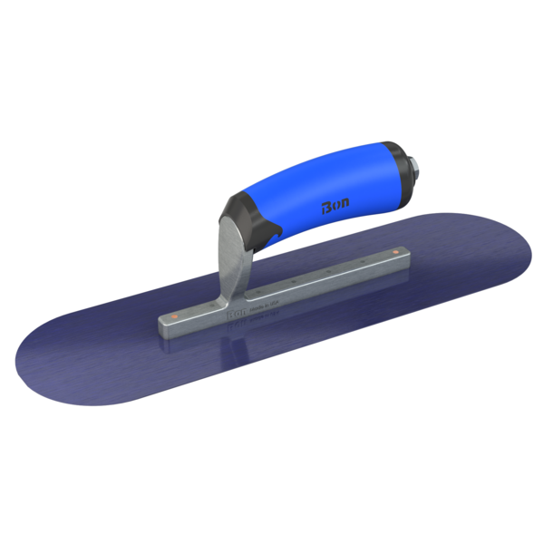 Steel City Trowels By Bon Bon 67-164 Pool Trowel, Blue Steel, 14 X 4, Comfort Grip 67-164